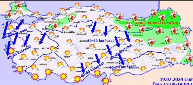 Meteoroloji gün verip 5 ili uyardı! Kuvvetli sağanak vuracak 27